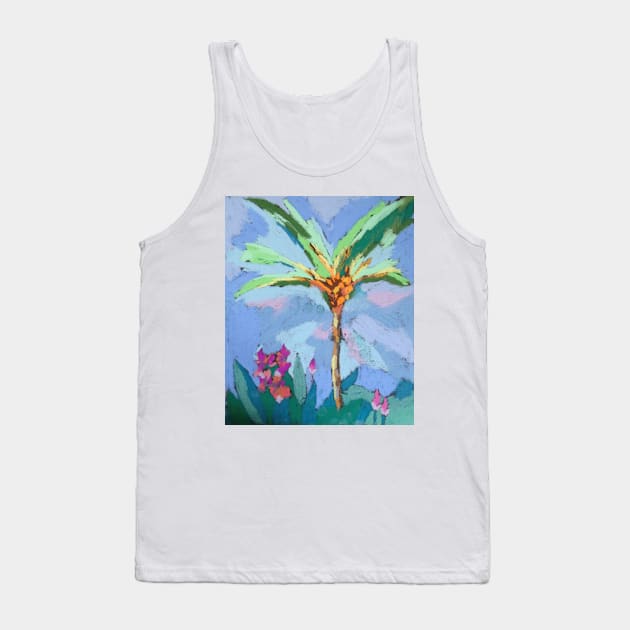 Pastel palms Tank Top by Kuhtina